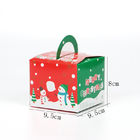 Cajas de empaquetado de la cartulina de la Navidad blanca de la suposición para Apple y los calcetines