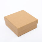 cajas de regalo cuadradas de empaquetado grises de la caja del papel de Kraft de la cartulina 900gsm con las tapas