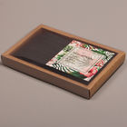 El té sospechado estilo de la cartulina del cajón de Kraft que empaqueta, recicla la caja de papel del té
