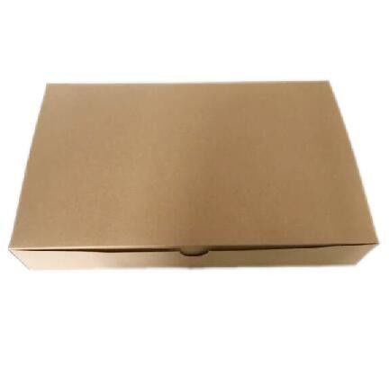 Caja de embalaje de una pieza de empaquetado modificada para requisitos particulares del papel de Brown Kraft de las cajas de la ropa