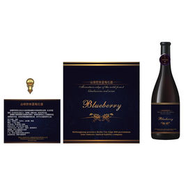 Etiqueta pegajosa auta-adhesivo a todo color de la etiqueta engomada del whisky de Champán del vino de las etiquetas