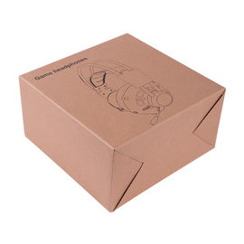 Cree la caja de empaquetado del papel para requisitos particulares de Kraft para el auricular eléctrico de los deportes de los productos