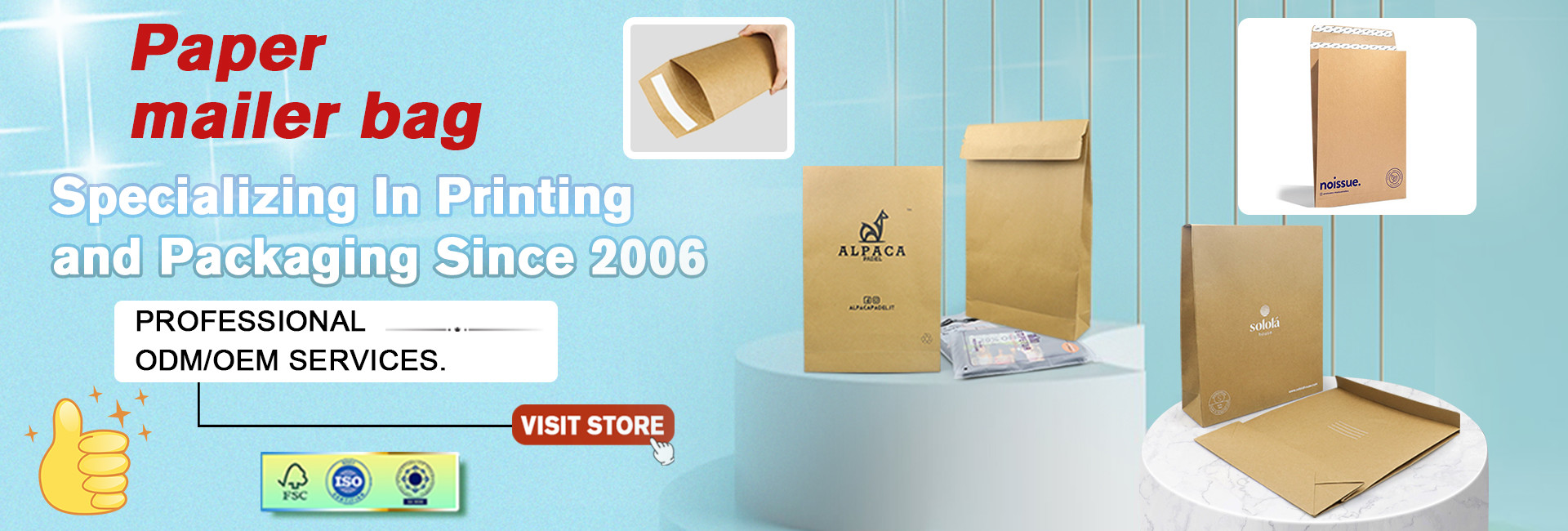 calidad Caja de empaquetado de papel fábrica