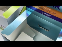 Caja de embalaje de papel laminado mate para aceite de CBD