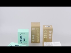 Cajas cosméticas de barniz UV y estampado para productos de conjuntos de belleza