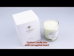 Caja cosmética de cartón de papel blanco en relieve Caja de embalaje de regalo cosmético