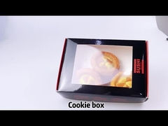 Tienda de pasteles OEM Pastelería Caja de galletas biodegradable Cajas de papel de galletas personalizadas Cajas